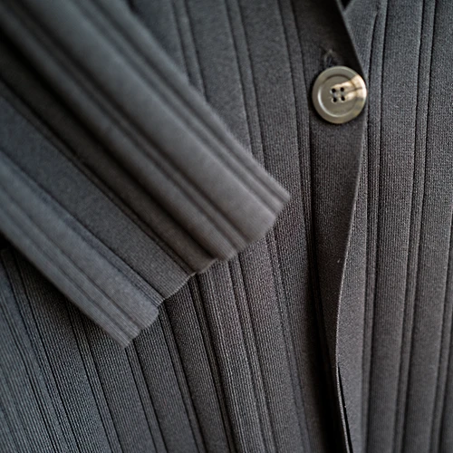 Mens Black Thick Cardigan Jackets