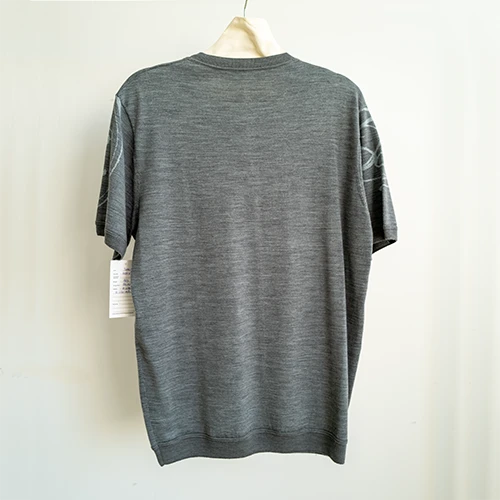 Mens Knit Short Sleeve Button Down
